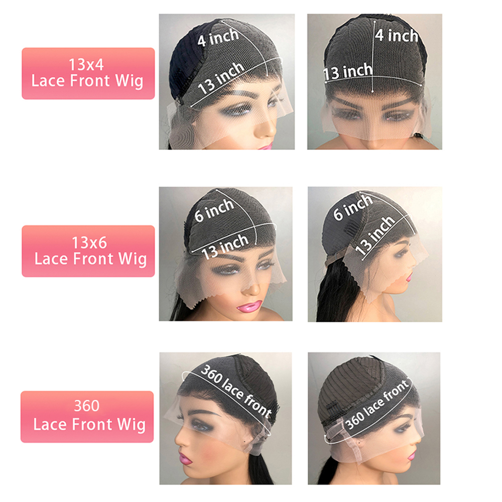 30 40 Inch Body Front Full Human Hair For Women Pre Plucked 13X4 13X6 Hd 360 Loose Wave Lace Frontal Wig