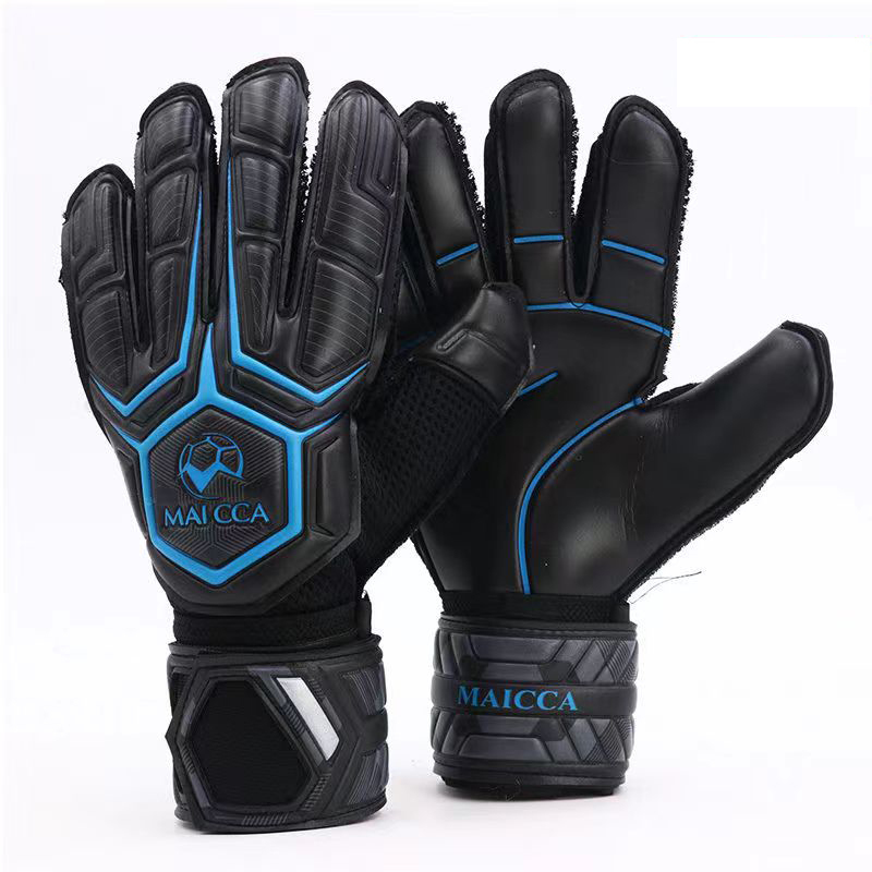 Sports Gloves 4MM Latex Goalkeeper Gloves Finger Protection Thickened Soccer Goalie Gloves Professional Football Goalkeeper Gloves 230826