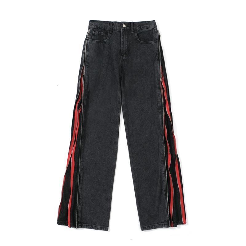 Men's Jeans Hip Hop Zipper Washed Old Loose Jeans Men Harajuku Fashion Casual Punk Oversized Wide Leg Micro Flared Trousers Streetwear 230827