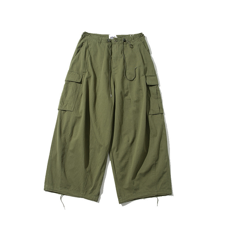Men's Pants Firmranch Spring Summer MenWomen Amekaji Oversize Casual Wide legs Cargo Baggy American Causal Japanese Trousers 230826 - view 3