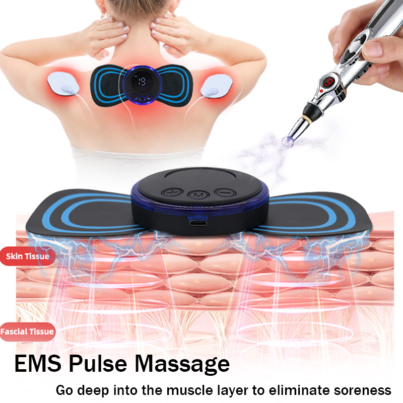 Foot Massager EMS Electric Foot Massager Pad Portable Massage Mat Relief Pain Relax Feet Acupoints Improve Blood Circulation Foot Massager 230826