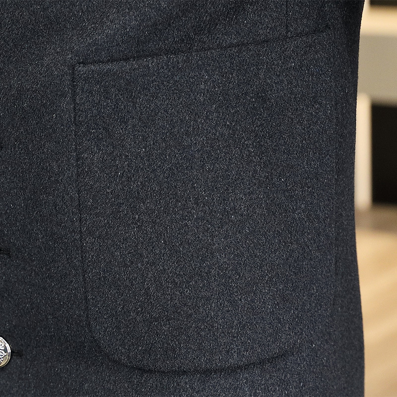 Men's Trench Coats Elegant Gentleman Retro England Mens Long Jackets Slim Fit Vintage British Style Stand Mandarin Collar Overcoats 230826