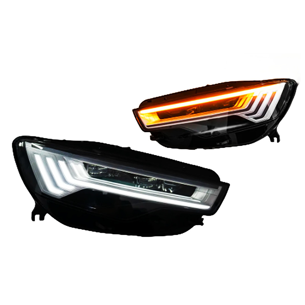 LED Headlight for Audi A6 Headlights 2012-20 15 Upgrade C8 Design DRL Dynamic Signal Front Lamp Accessory