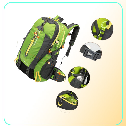 Cycling Bags 40L Water Resistant Travel Backpack MTB Mountainbike Camp Hike Laptop Daypack Trekking Climb Back For Men Women259D