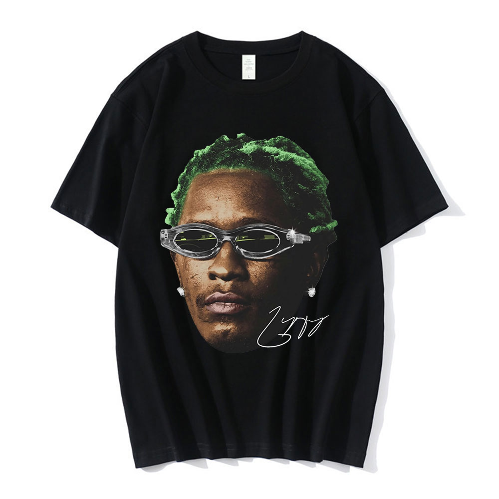 Rapper Young Thug Graphic T Shirt Men Women Fashion Hip Hop Street Style T-shirt Summer Casual Short Sleeve Tee Shirt Oversized