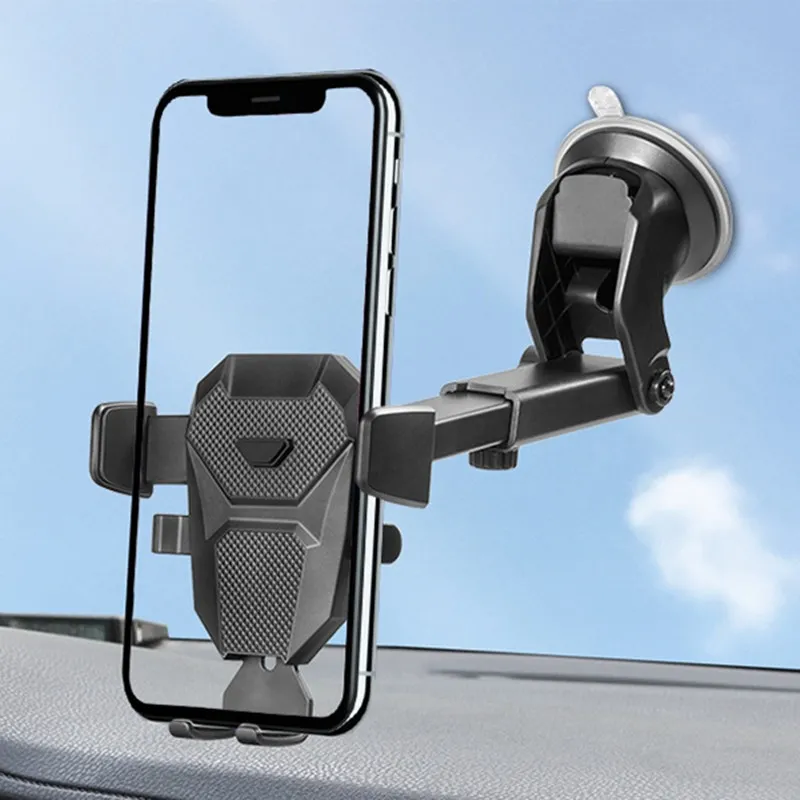 Sucker Car Phone Holder for Mount Stand Mobile Cell Support for IPhone 14 13 12 11 Pro Xiaomi Huawei Samsung Multiple phone models