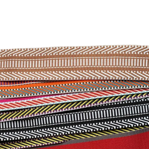 Wide Shoulder Strap Color Woven Canvas Shoulder Strap Allmatch Leather Diagonal Bag Strap Accessories Silver Gold Buckle 220505