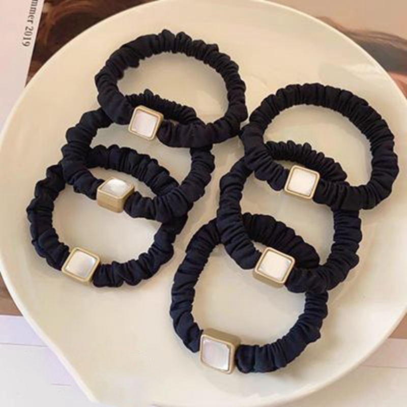 Exquisite Cat Eyes Hair Rope Fashion Hair Ties Solid Color Scrunchies Bun Hair Ropes Elastic Hairbands Women Ponytail Holder Headwear 2498
