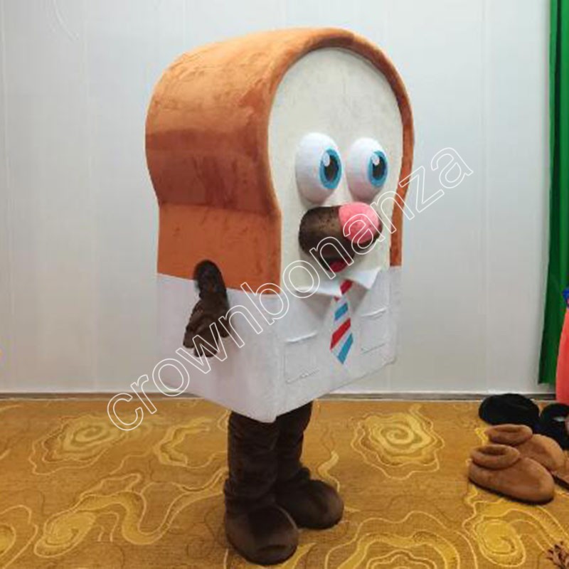 Bread Mascot Costume Walking Halloween Suit Large Event Costume Suit Party dress Apparel Carnival costume