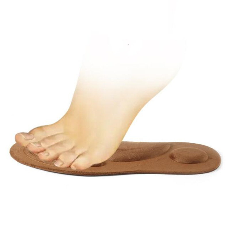 2025 new Parts Accessories 4D Suede Memory Foam Ortic Insole Arch Support Orthopedic Insoles Shoes Cushion Flat Foot Feet Care Sole Warm Shoe Pads 230