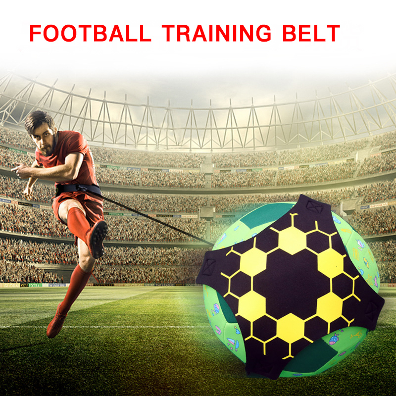 Balls Soccer Ball Juggle Bags Children Auxiliary Circling Training Belt Kids Soccer Kick Trainer Kick Soccer Trainer Football 230826