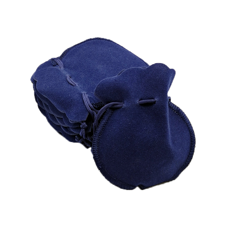 7 x 8 cm 100 pcs Jewelry Pouches Bags Mouth Rope Hoist Beam Velvet Christmas Gift BagWeddingParty Bag Jewelry Packaging Displa