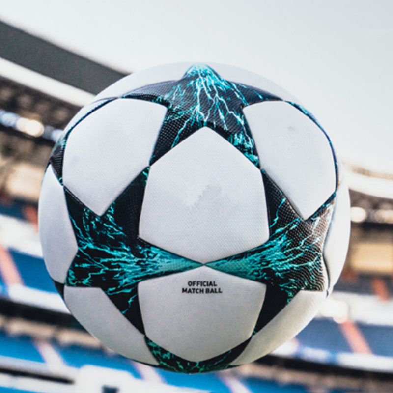 Balls Top Soccer Ball Team Match Football Grass Outdoor Indoor Game Use Group Training Official Size 5 Seamless PU Leather 230826