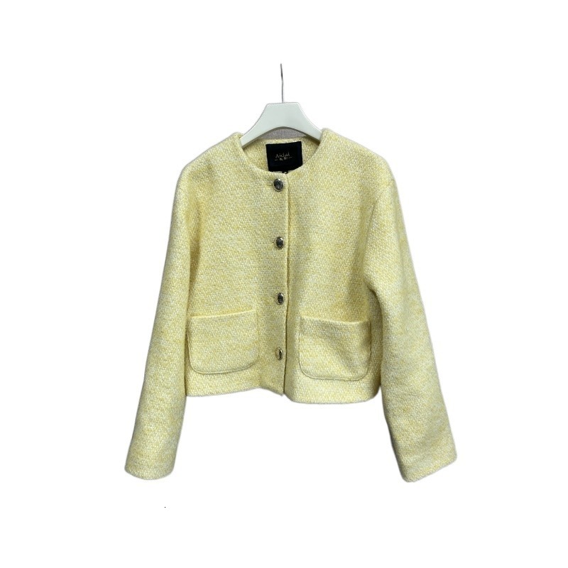 Womens Jackets VII Winter Clothes Tweed Cardigan Short for Female Coats In Promotion Clothing Offers 230828