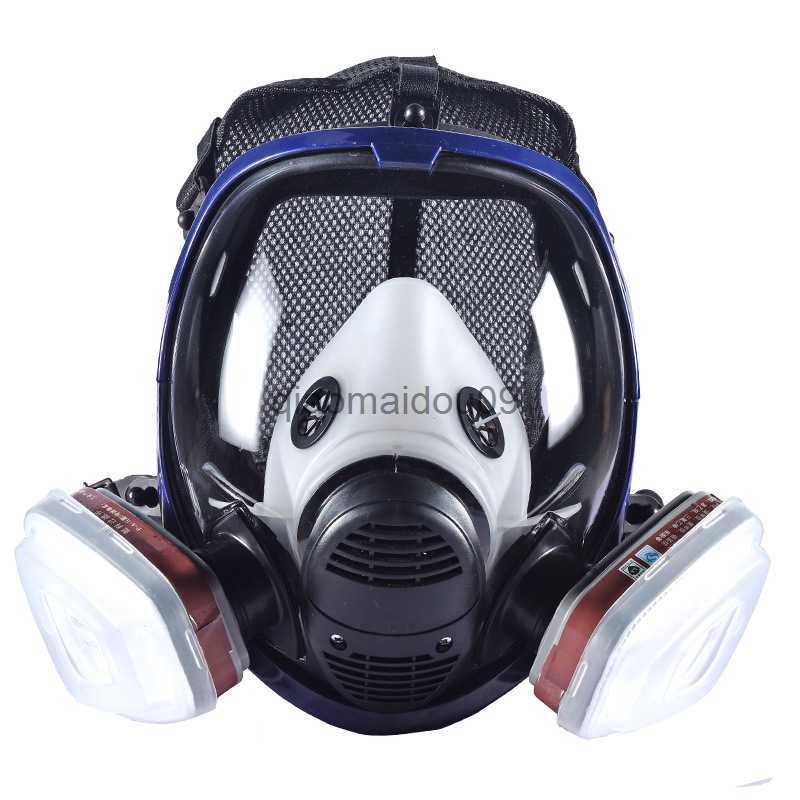 Protective Clothing 6800 Gas Mask With Filters/Cottons Anti-Dust Full Face Respirator For Spray Paint Chemical Welding Anti-Fog Goggles HKD230825