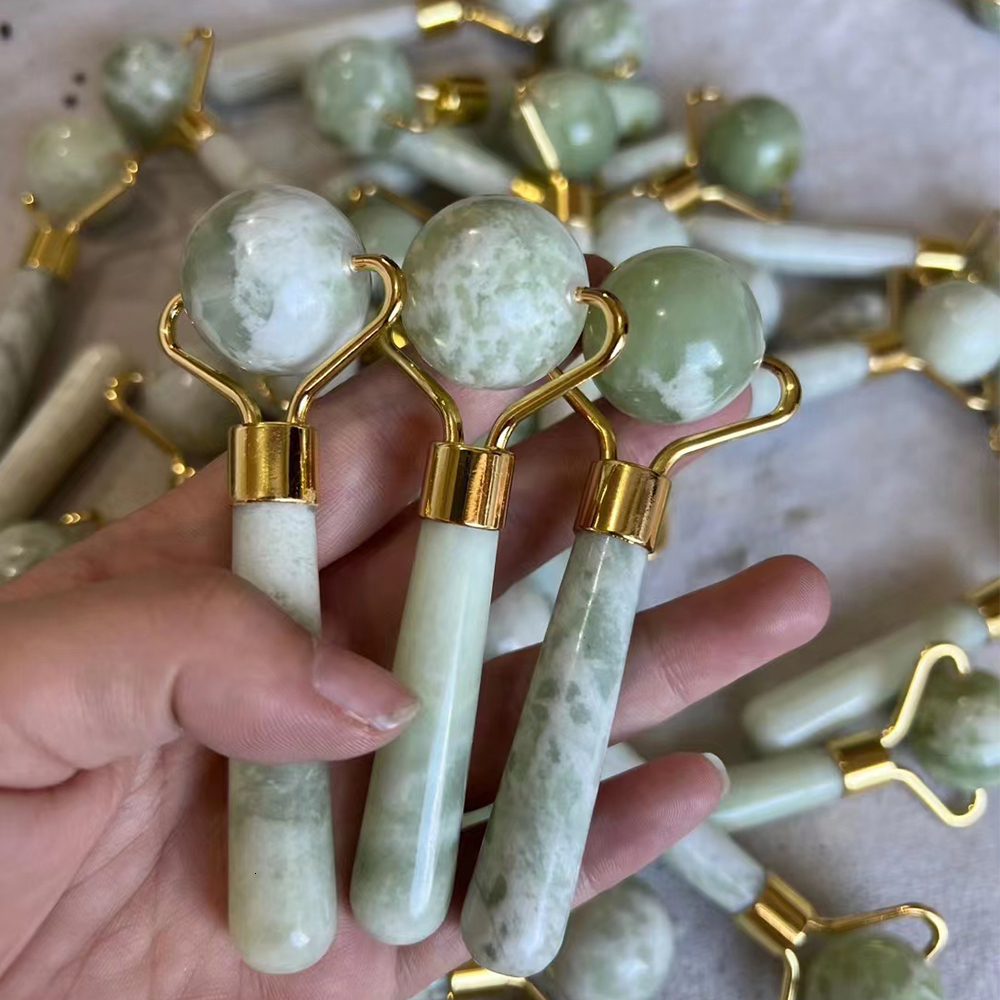 Face Massager Natural Jade Face Roller Gua Sha Scraper Set Masssager for Face Neck Body Skincare Beauty Guasha Massage Tool Slim Lift 230826
