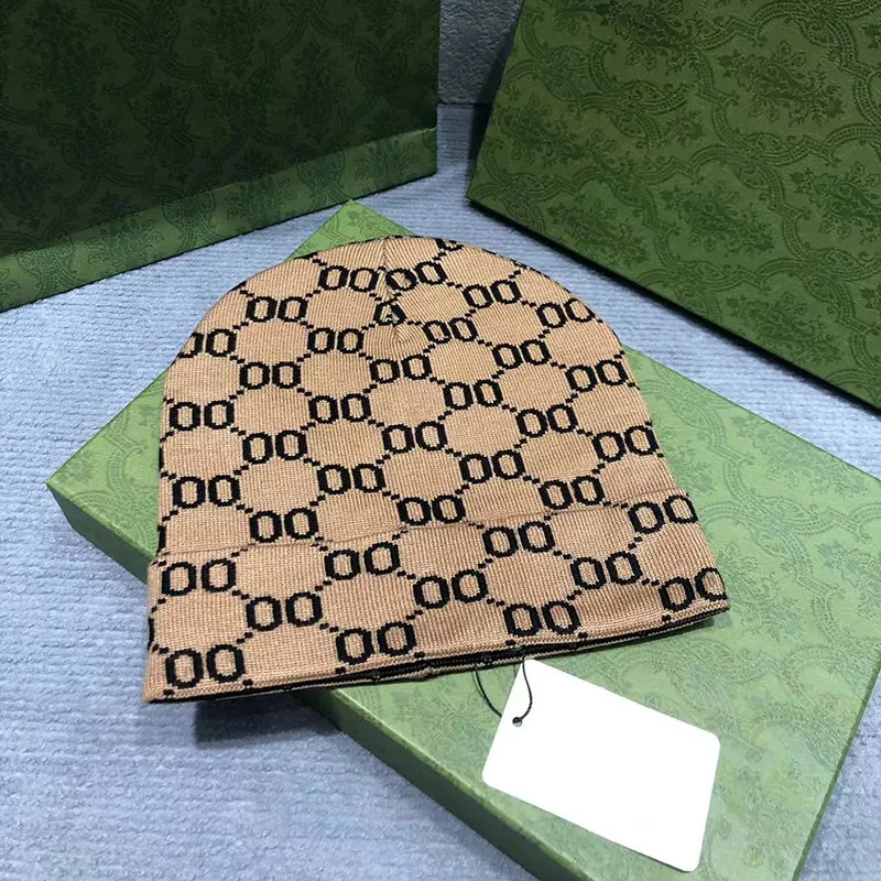 Fashion designer hat Beanie are warm and soft with a classic monogrammed style for men and women