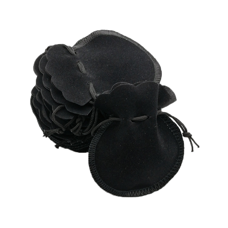 7 x 8 cm 100 pcs Jewelry Pouches Bags Mouth Rope Hoist Beam Velvet Christmas Gift BagWeddingParty Bag Jewelry Packaging Displa