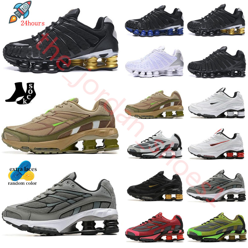 2025 us 12 runnings shox White Black Comet Red sneakers shoes Metallic Silver University Red Thunder Grey casual shoxs menhigh quality runners size men eur 46 women