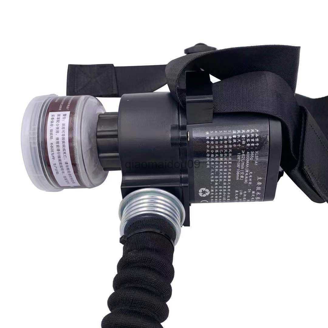 Protective Clothing Workplace Safety Full Face Gas Mask Portable Protective Electric Supply Constant Flow Supplied Air Fed Respirator System HKD230825