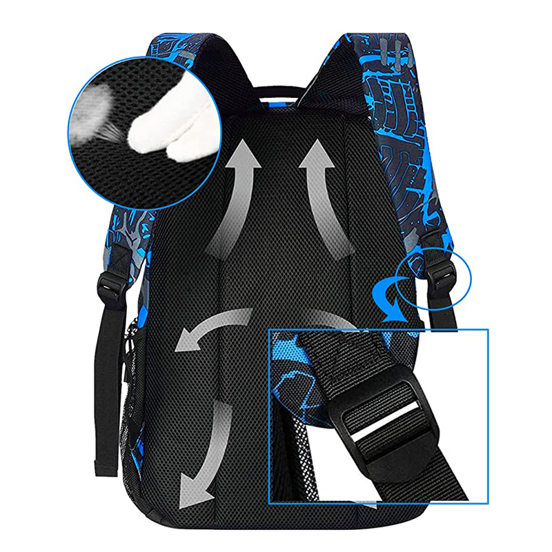 Backpacks Luminous Kids School Backpack Boys Waterproof Durable School Bags for Boy High School Students Bookbag Mochilas Escolares 230826