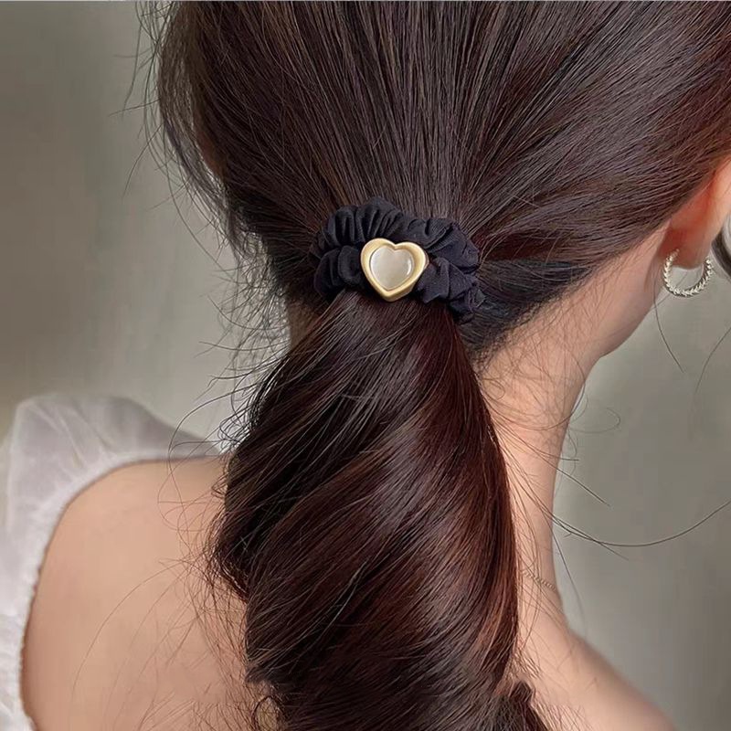 Exquisite Cat Eyes Hair Rope Fashion Hair Ties Solid Color Scrunchies Bun Hair Ropes Elastic Hairbands Women Ponytail Holder Headwear 2498