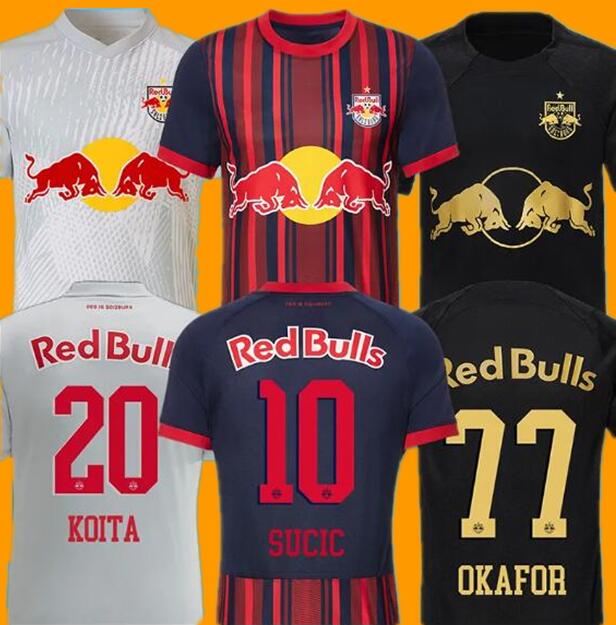23 24 Salzburg Soccer Jerseys FERNANDO PAVLOVIC OKAFOR DEDIC SOLET ADAMU KJAERGAARD CAPALDO Red Football Shirts 2023 2024 FGF