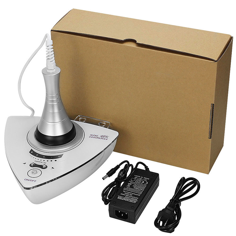 Portable 40K Cavitation System Ultrasonic Cavitation Slimming Machine Body Weight Reduce Fat Burning Cellulite Removal Skin Tightening Home Use Lipo C