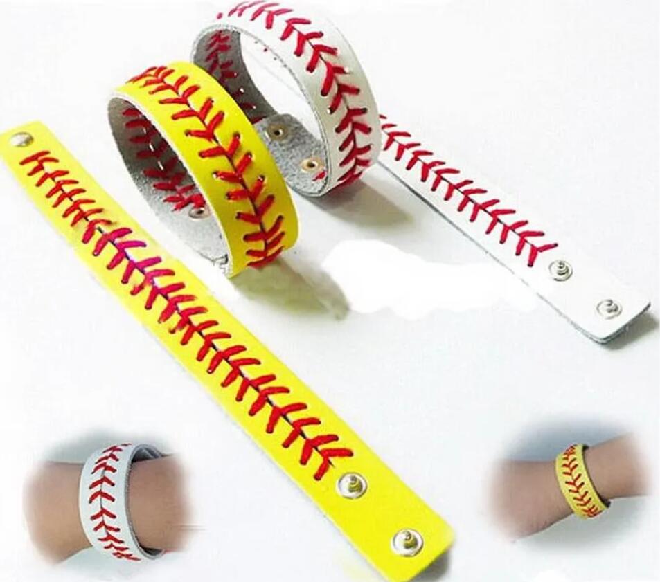 Titanium Sport Accessories Genuine Leather Baseball Bracelet Baseball Wristbands Baseball Gifts for Boys Men Women Girls Baseball Players Sports Team