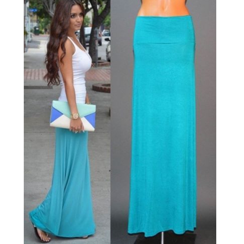 Skirt Mermaid Skirts Summer Fashion High Waist Slim Solid Color Long for Women Thin 230828
