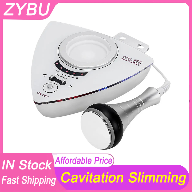 Portable Cavitation Slimming Machine Home Use Fat Loss Cellulite Removal Weight Reduce Fat Burning Skin Tightening 40K Ultrasonic Ultrasound Slim Tool