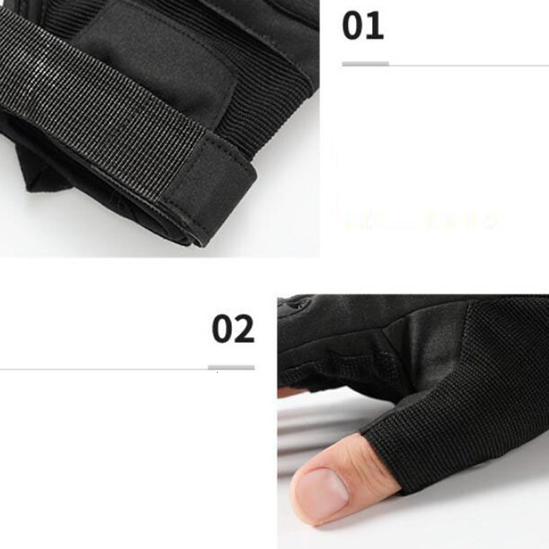 Mittens 2023 Tactical Men Gloves Antiknife Cut Half Finger Military Combat Noslip Bicycle Bike Cycling MY554 230828