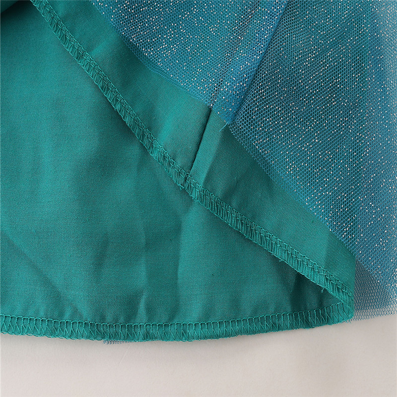 Girl s Dresses Jumping Meters 2 7T Tree Beading Baby Frocks Cute Kids Dress Princess Christmas Girls Long Sleeve Years Clothes 230828