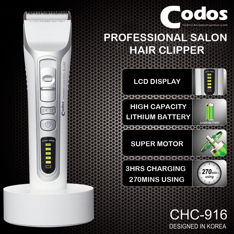 Electric Shavers CHC916 Rechargeable Hair Clipper Professional Trimmer Hairdressing Barber Tools Salon Equipment Using 270mins 230828