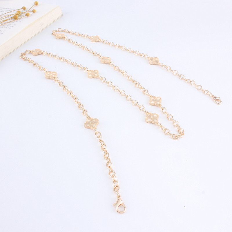 Belts Flowers Gold Chain Belts for Women Dress Waistband Appreal Accessories Metal Thin Strap Corset Belt 230829