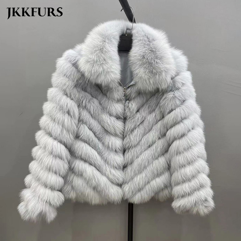 Womens Fur Faux Casaco De Pele Winter Thick Warm Real Coat for Women Cardigan Reversible Jacket Bubble Natural Jackets S4829 230828
