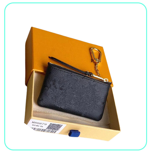 Designers luxurys Purses KEY POUCH POCHETTE CLES Women Mens Key Ring Credit Card Holder Coin Purses Mini Wallet Bag M62650 M80879 8069561