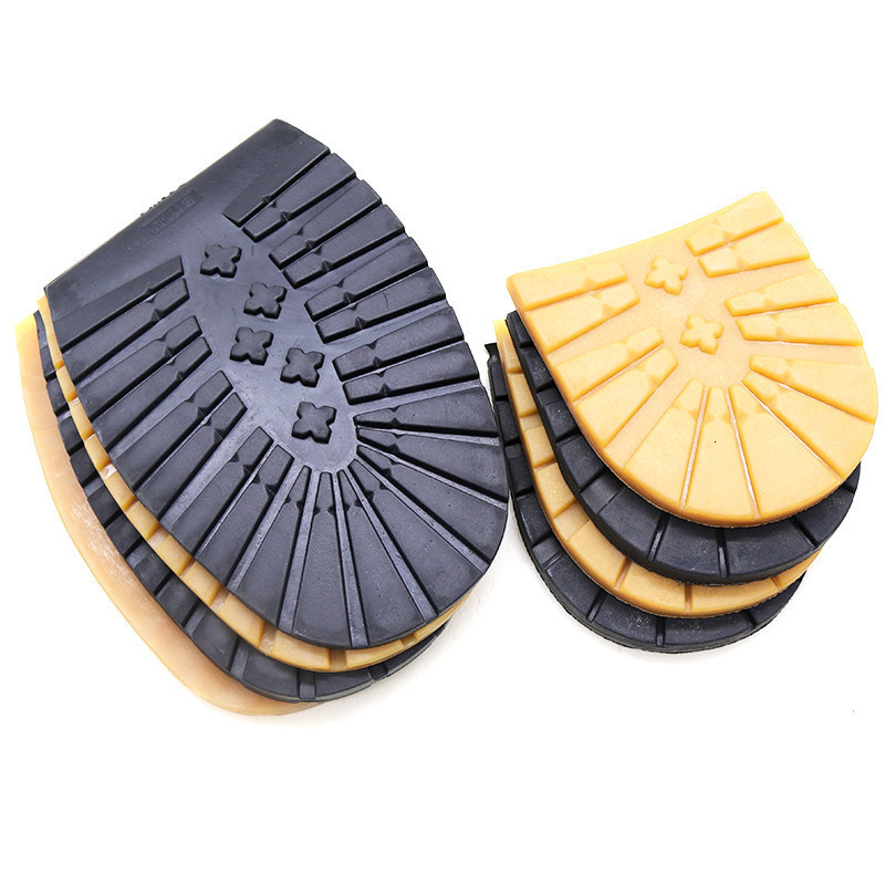Shoe Parts Accessories Thicken Rubber Shoe Soles for Men Leather Business Shoes Heel Sole Non-slip Repair DIY Replacement Outsoles Black Yellow Mat Pa