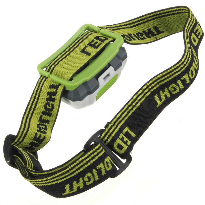 Mini Waterproof LED Headlights Headlamps 600Lm 4 Modes Headlight 3xAAA Headlamp bike bicycle light with Headband Hiking white ZZ
