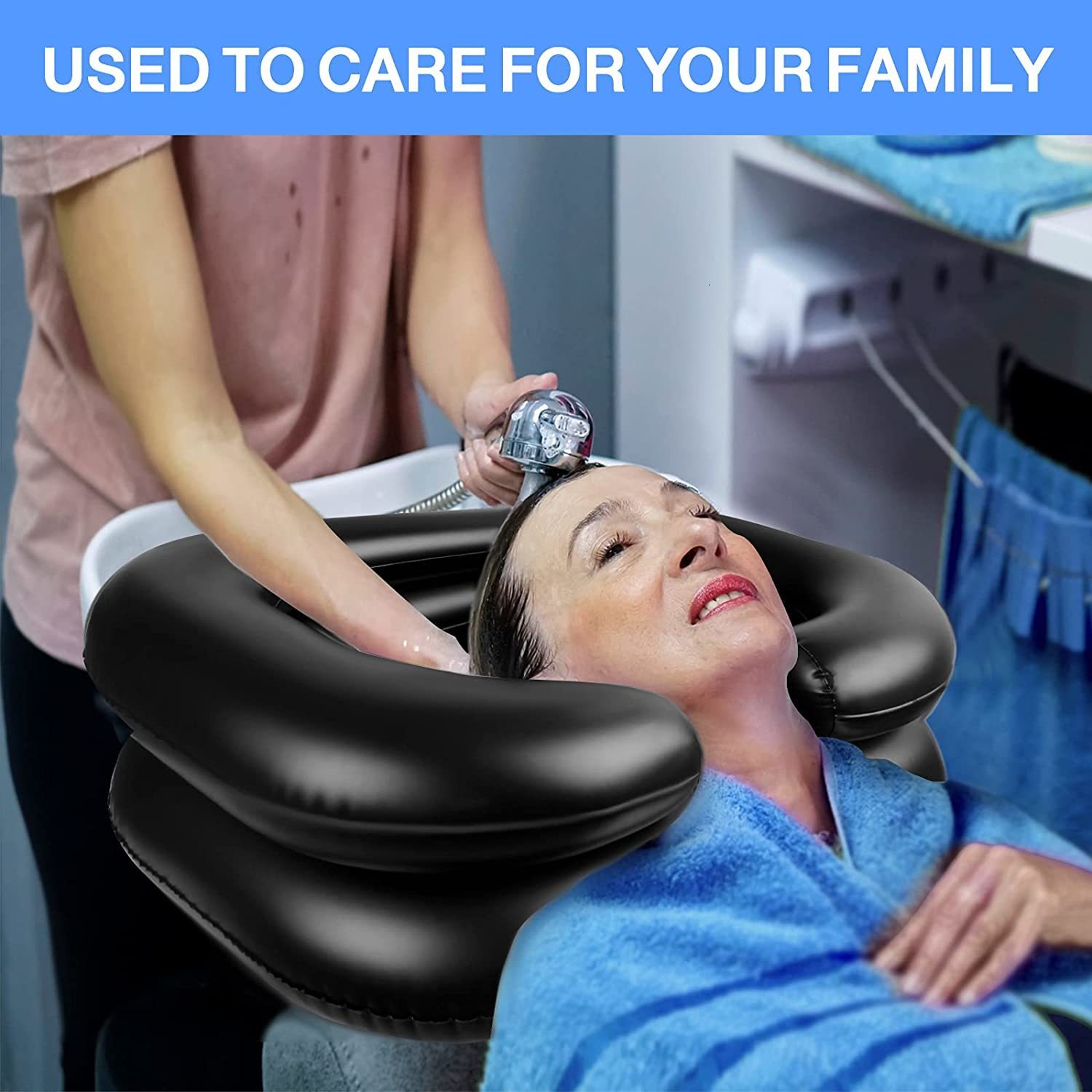 Hair Trimmer Inflatable Shampoo Basin Portable Bowl Washing for Bedridden Disabled Injured Wash Tubat Home Sink 230828