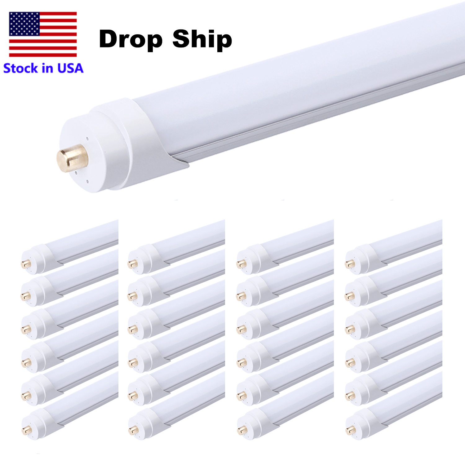 96Inch Single Pin LED Tubes 8FT 8 Feet FA8 T8 Tube Light 45W LED Shop Light