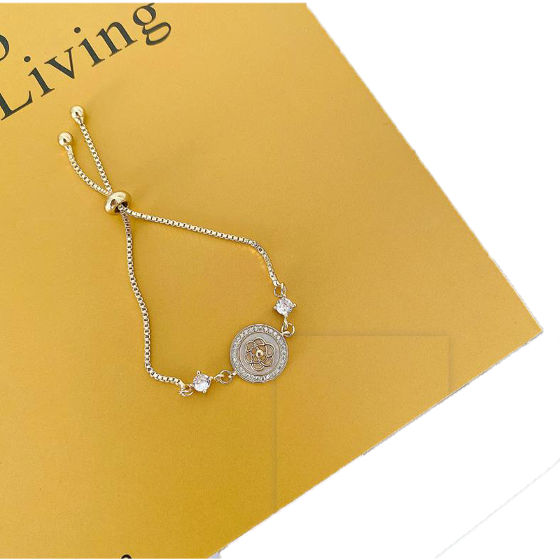 2021simple Shell and camellia link bracelet Women Fashion Elegant Jewelry