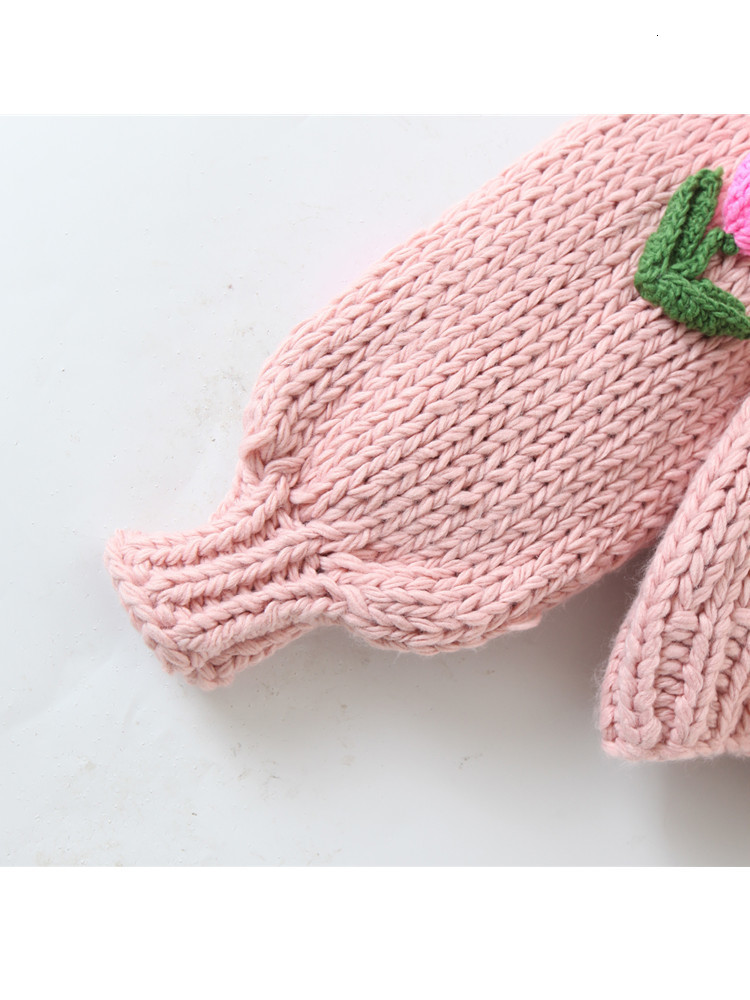 Women s Knits Tees Street Fashion Women Knitted Cardigan Autumn Winter Handmade Tulip Decoration Lantern Sleeve Sweater Coat Female 230829