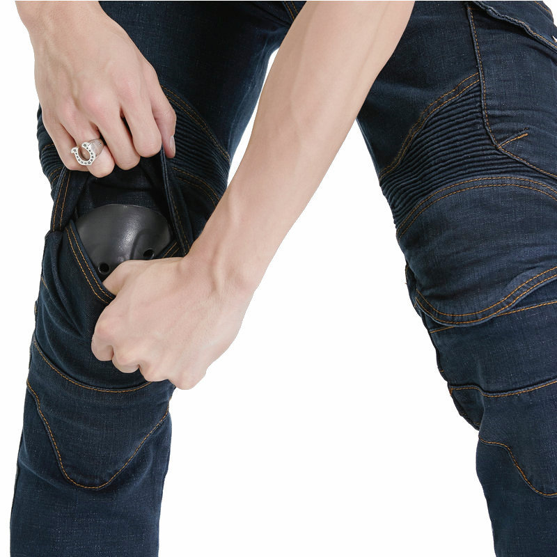 2023 Classic Motorcycle Men Moto Jeans Protective Gear Riding Touring Motorbike Trousers Pads Protect the knee Motocross Pants