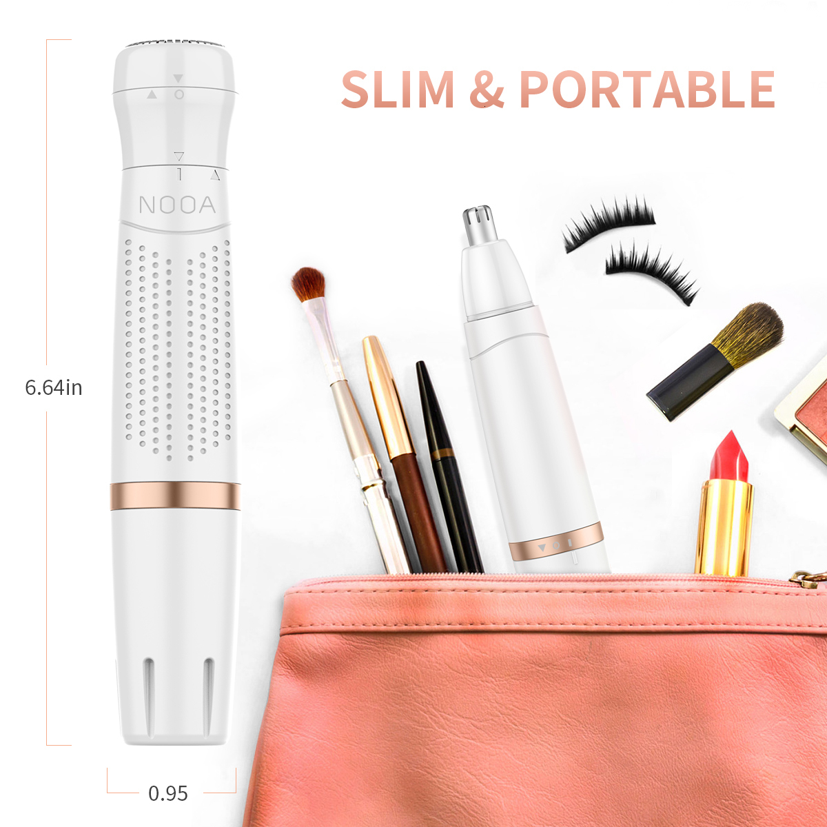 Electric Shavers 1228 women body trimmer for nose painless hair removal shaving eyebrow ear bikini intimate areas female shaver 230828