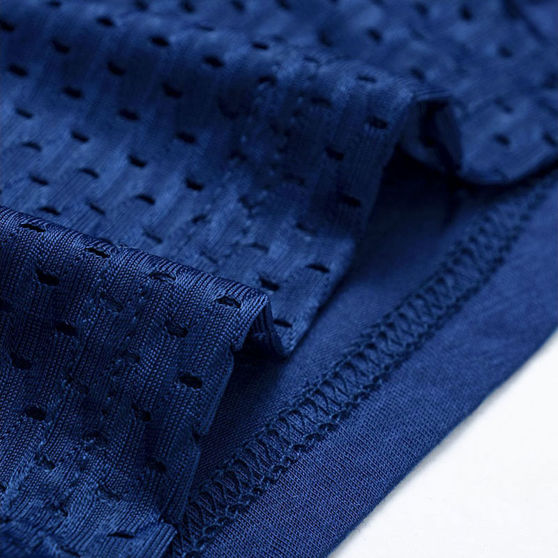 Underpants 5PCSLot Mesh Hole Mens Underwear Boxers for Men Boxershorts Pantis homme Plus Size Panties Sexy breathable 230828