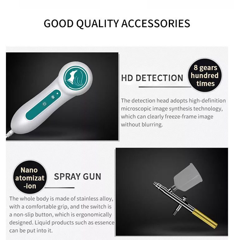 2023 5IN1 Hair Growth 650nm Diode Laser Machine Scalp Detection Painless Anti-hair Loss Treatment High Frequence Hair Regrowth Device