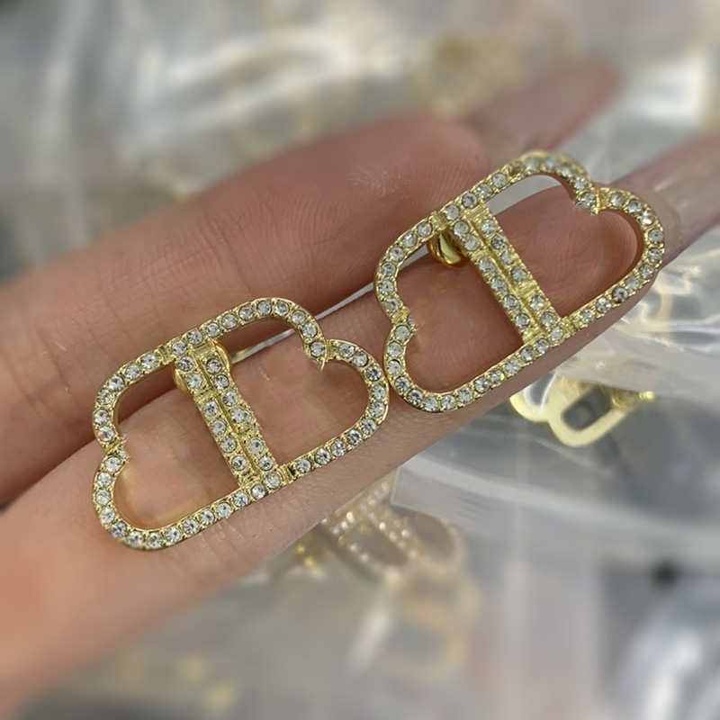 Stud Earrings gold Hoops Luxury Earring Designer For Women men aretes Fashion Wedding B earings b Jewelry Dangles 2023 Trendy rr