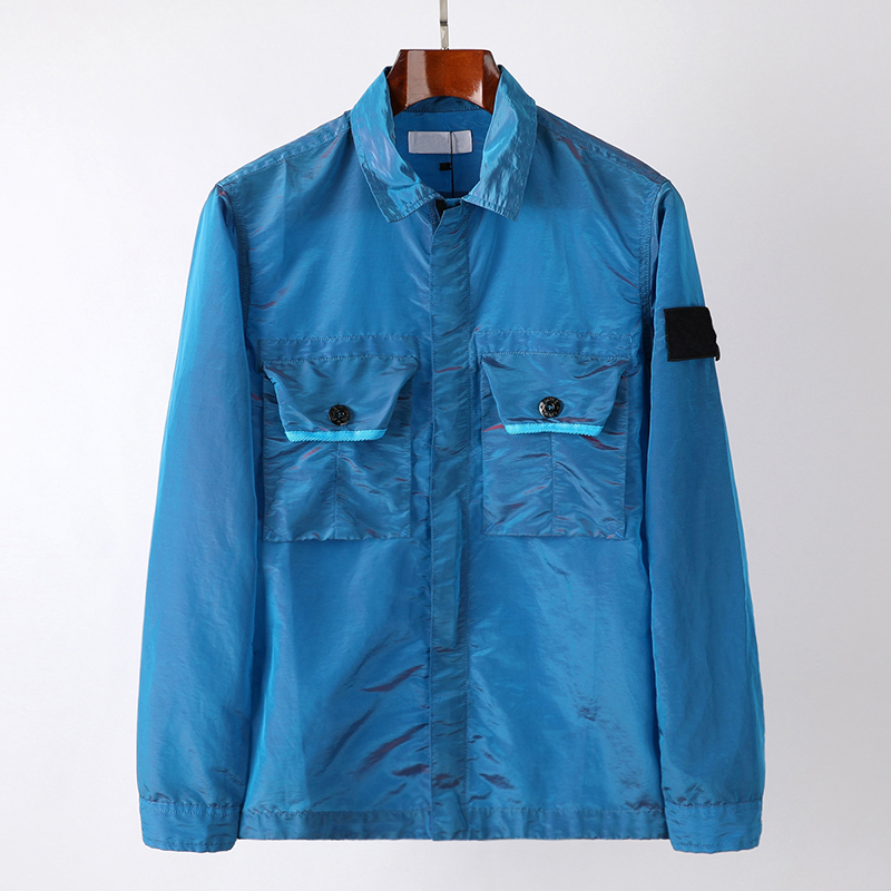 2 style brand mens jackets Classic high-quality nylon embroidered badge casual loose men's topstoneyjacket