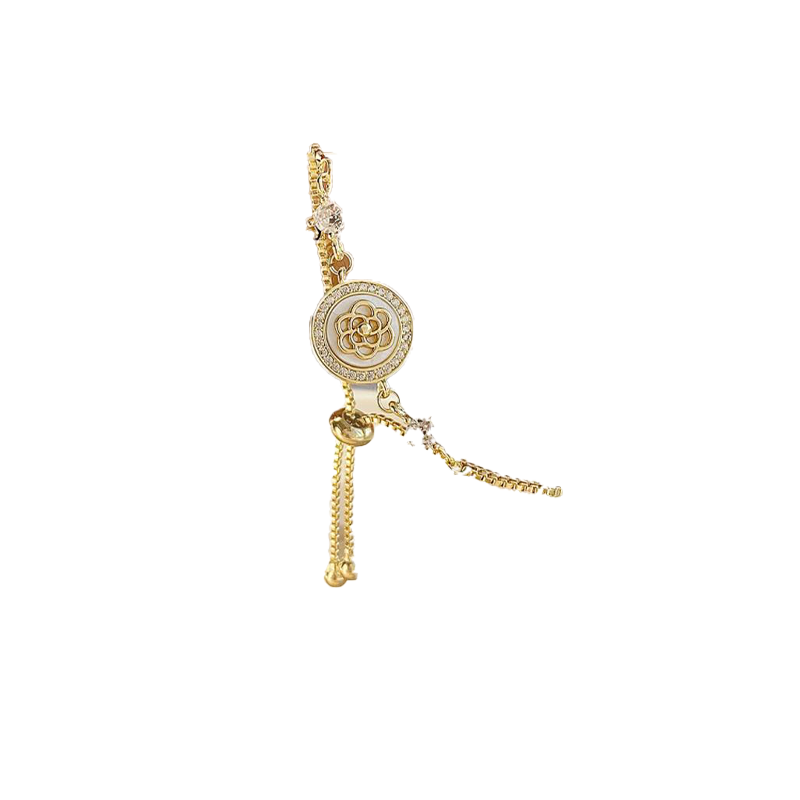 2021simple Shell and camellia link bracelet Women Fashion Elegant Jewelry